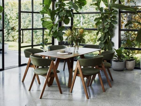 6 Seater Dining Table Set with Comfortable Chairs for Malaysian Homes