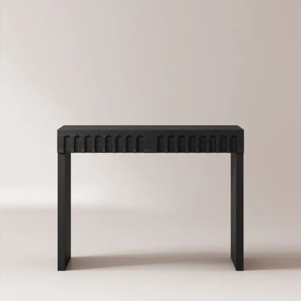 teakwood console table