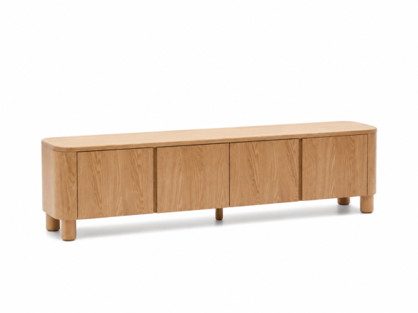 Teak Console – Koppar