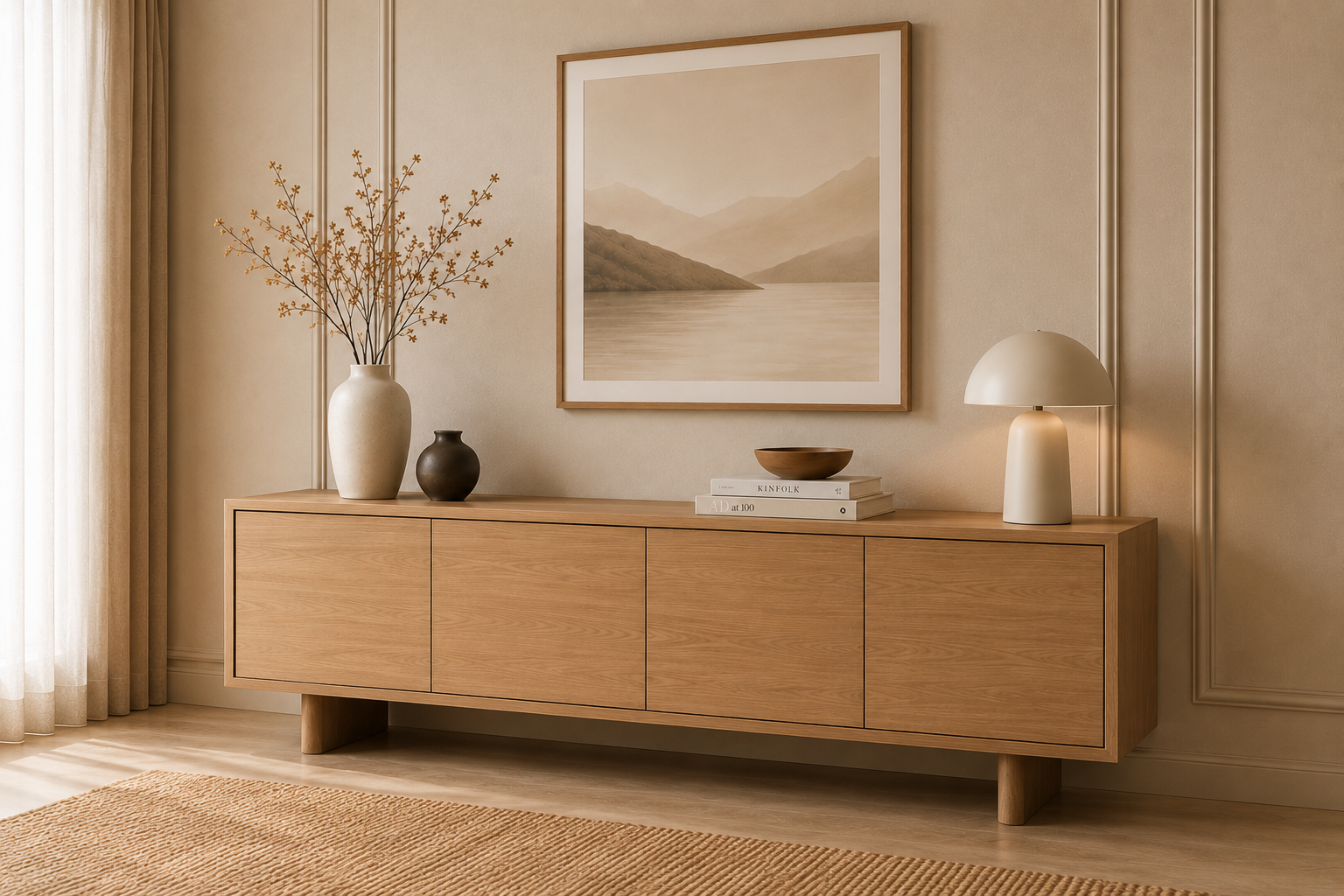 Wooden TV Cabinet - Metric 4 Wooden TV Cabinet - Metric - Image 2