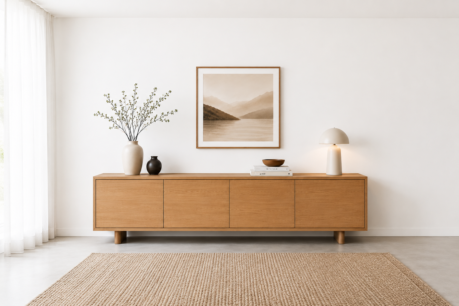 Wooden TV Cabinet​ - Metric
