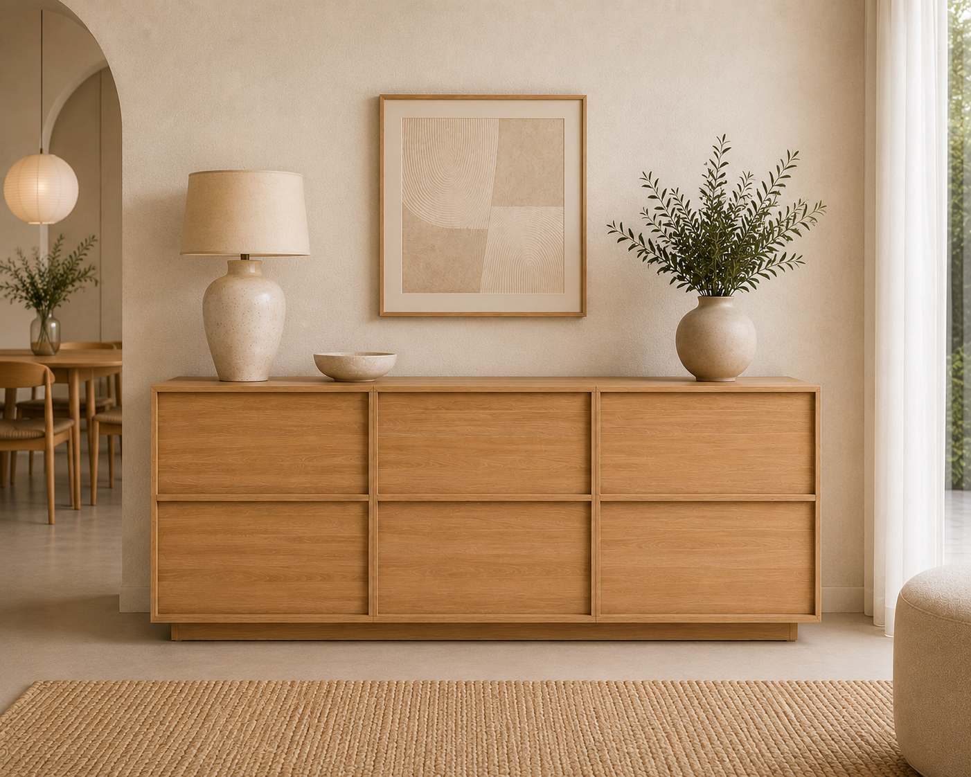 Teak Wood Sideboard – Alex