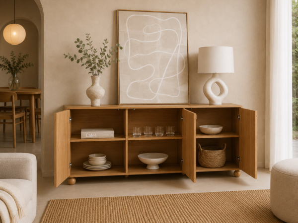Teak Wood Sideboard – Bodi