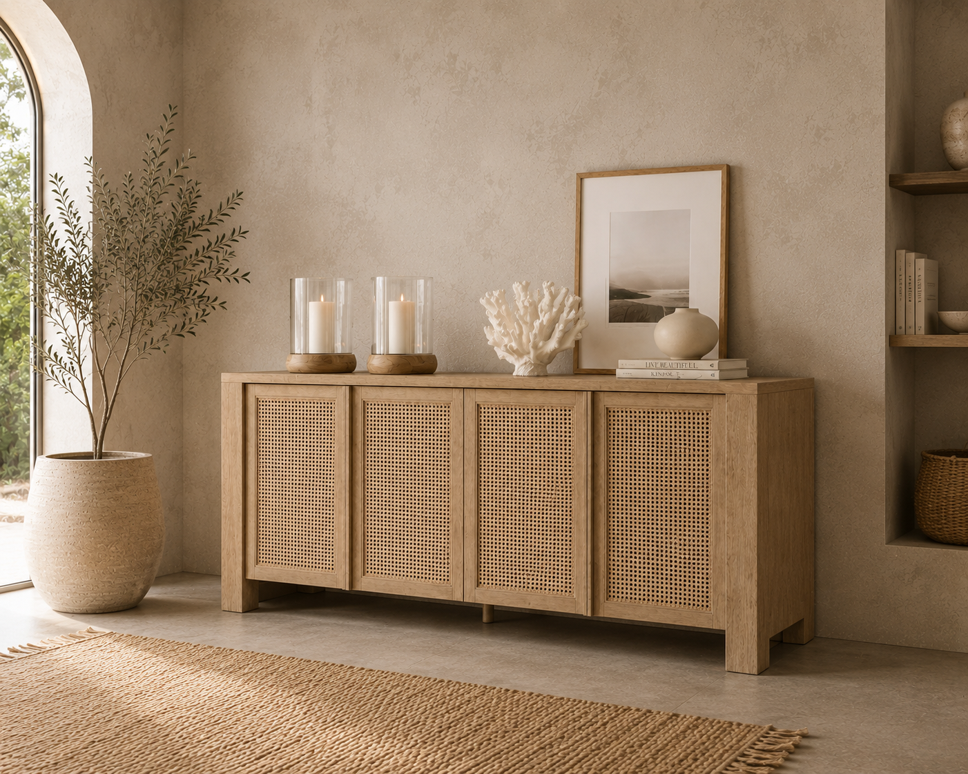 Teak Wood Sideboard - Thaki 2 Teak Wood Sideboard - Thaki - Image 2