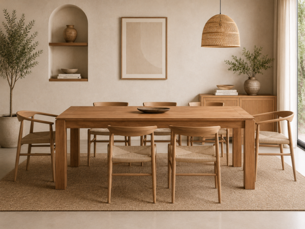 Solid Wood Dining Table​ – Eden