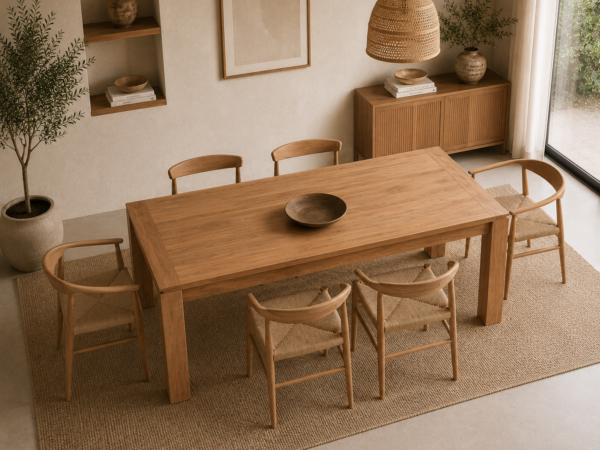 Solid Wood Dining Table​ – Eden