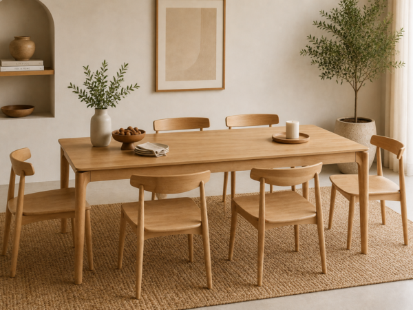 6 Seater Dining Table | Lupin