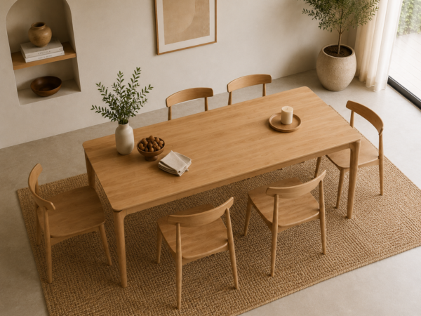 6 Seater Dining Table | Lupin