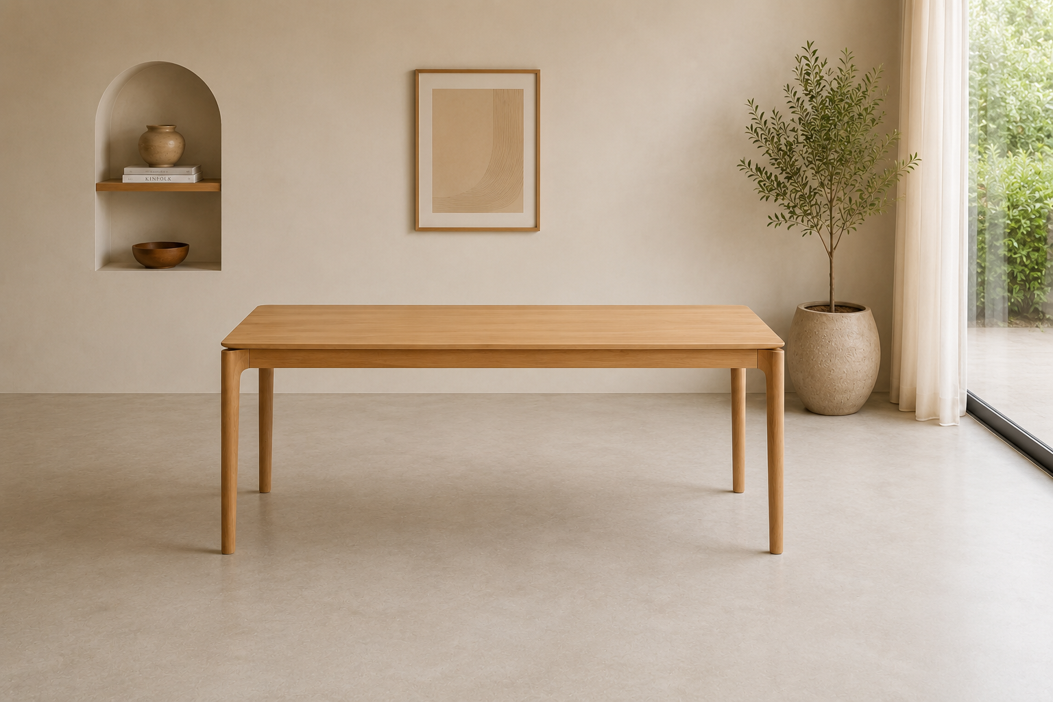 6 Seater Dining Table | Lupin 3 6 Seater Dining Table | Lupin