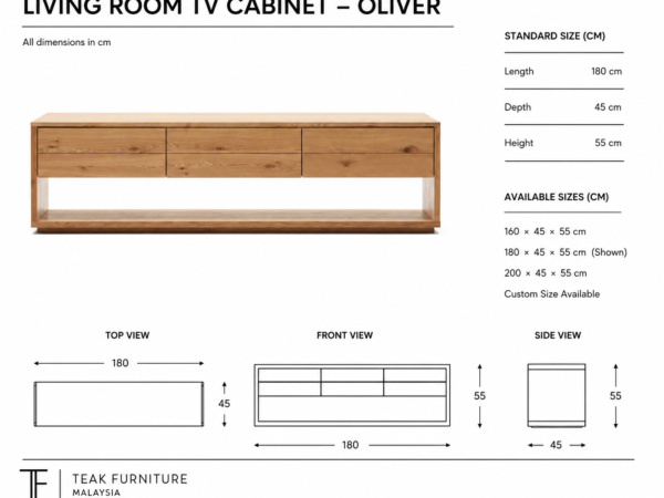Living Room TV Cabinet – Oliver
