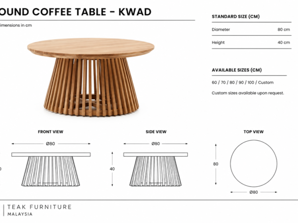 Round Coffee Table – Kwad