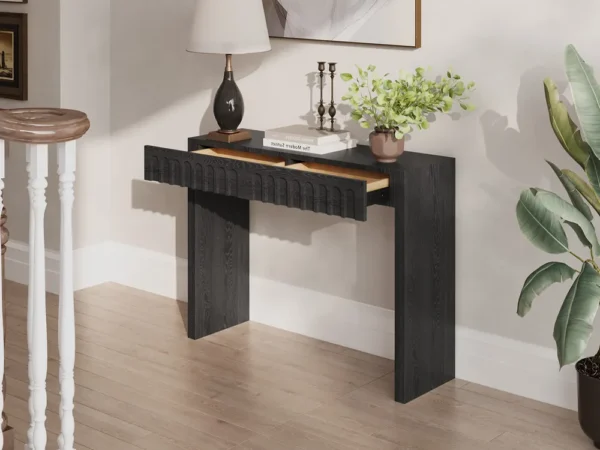 Teak Console Table – Ema