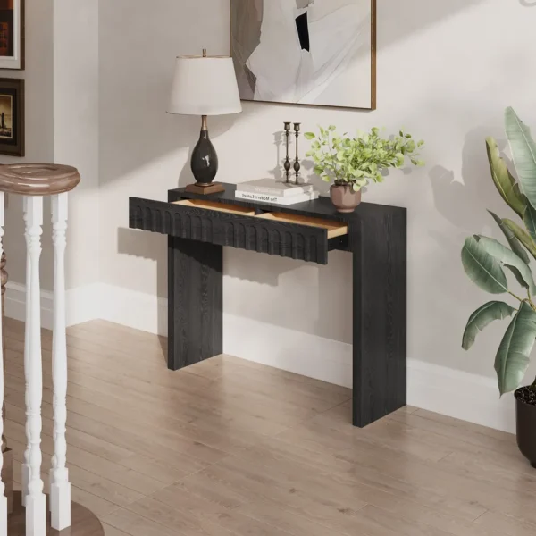 Teak Console Table - Ema - Image 2