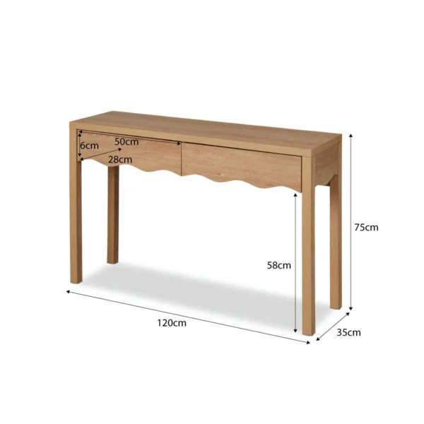 Teak Console Table - Zenaka - Image 4