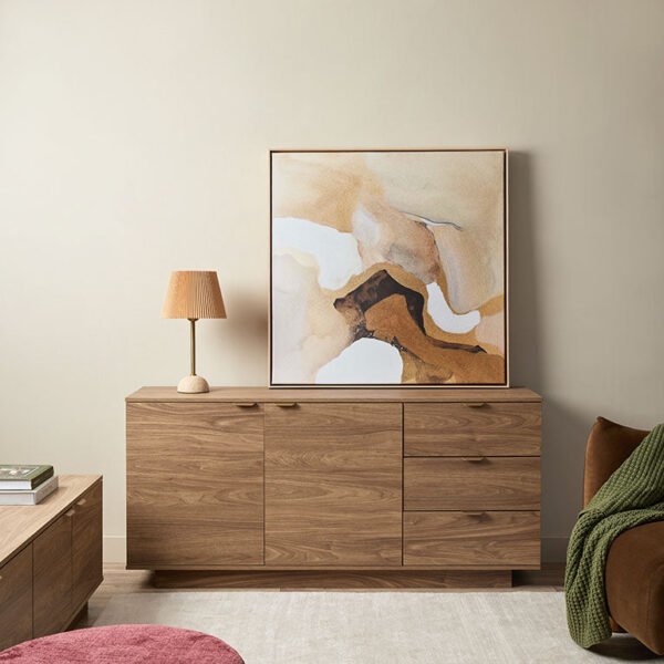 solid teakwood sideboard