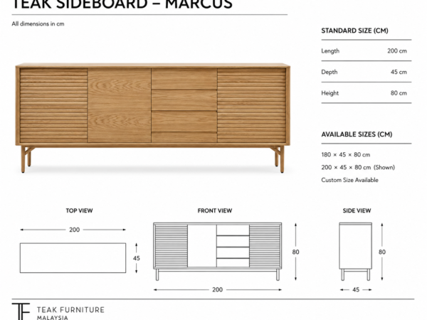 Teak Sideboard – Marcus
