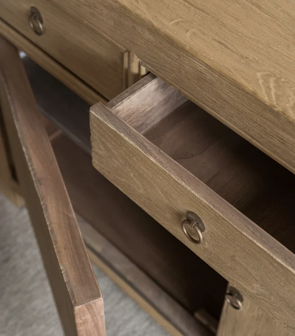 Teak Wood Sideboard - Hanorine - Image 5