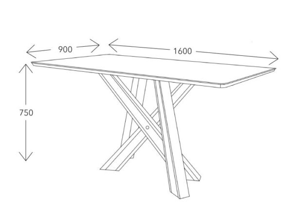 6 Seater Dining Table​ Set - Image 7