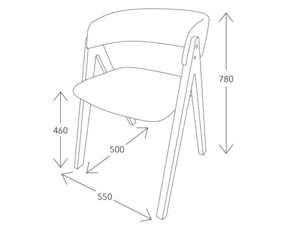 Dining Chair - Ada - Image 4