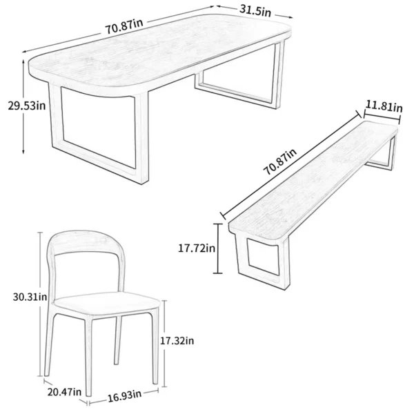Teak Table - Mahkah - Image 5
