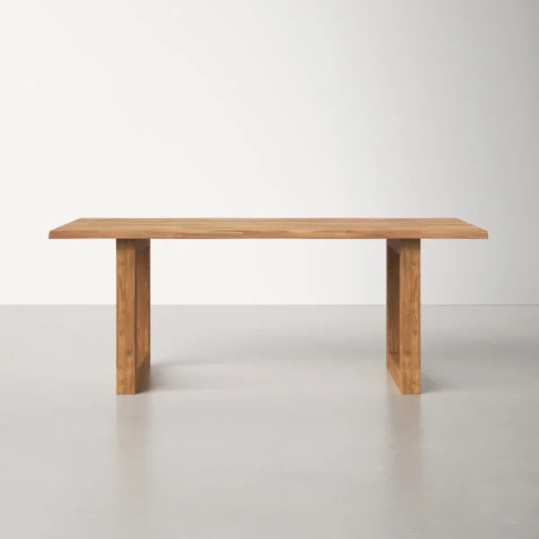 wooden dining table