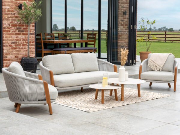 Erano Outdoor Teak Sofa Set