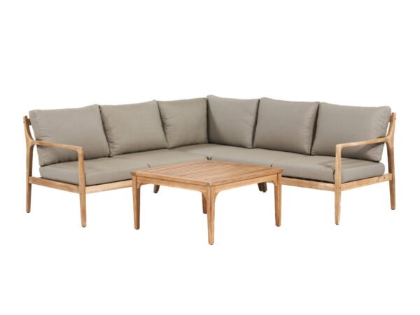 Malta Lounge Corner Set in Natural Taupe