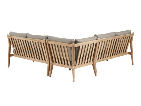 Malta Lounge Corner Set in Natural Taupe