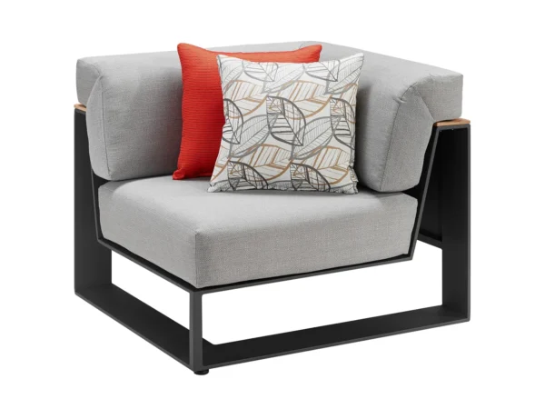 Riviera Luxury Outdoor Corner Group Set in Latte - Image 4