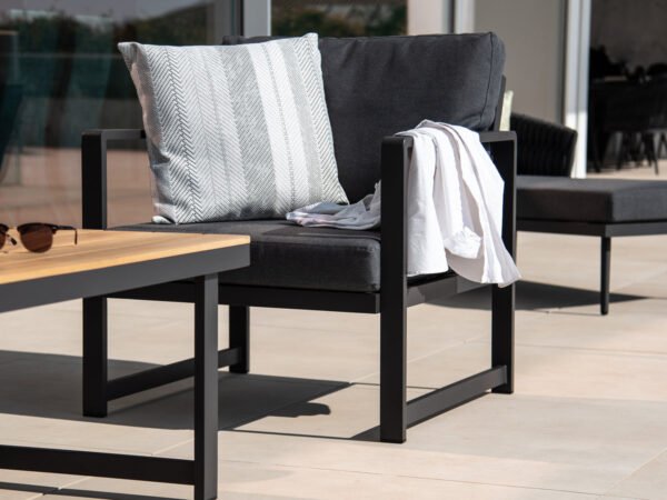 Cordoba 2 Seat Sofa Set with Teak Table