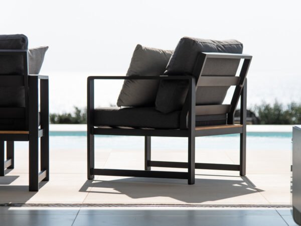 Cordoba 2 Seat Sofa Set with Teak Table
