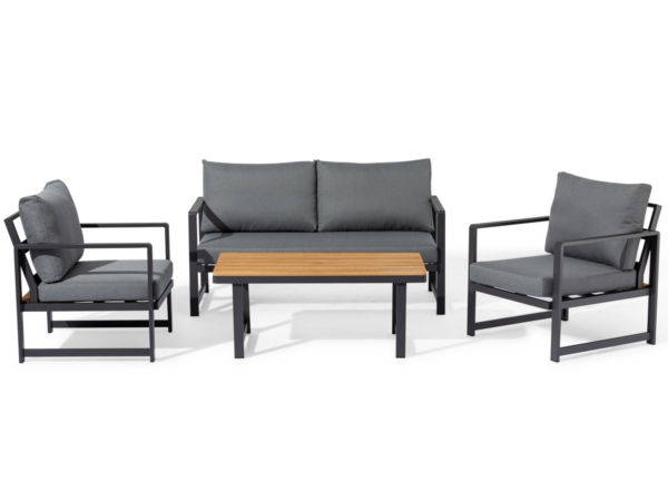Cordoba 2 Seat Sofa Set with Teak Table