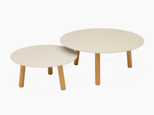 Merano Large Corner Group Set with Coffee Table in Latte