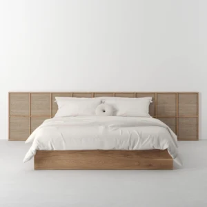 Teak Rattan Bed Frame – Simba