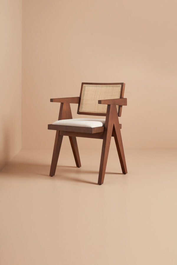 Teak Rattan Dining Chair