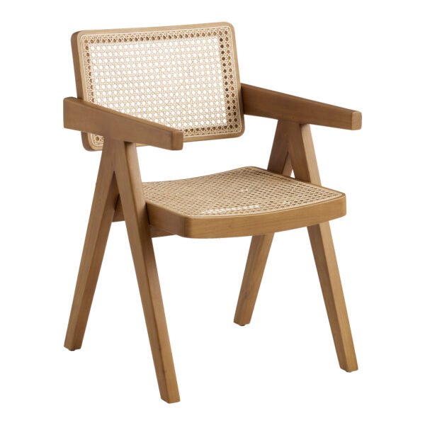 Teak Rattan Dining Chair - Casio - Image 5