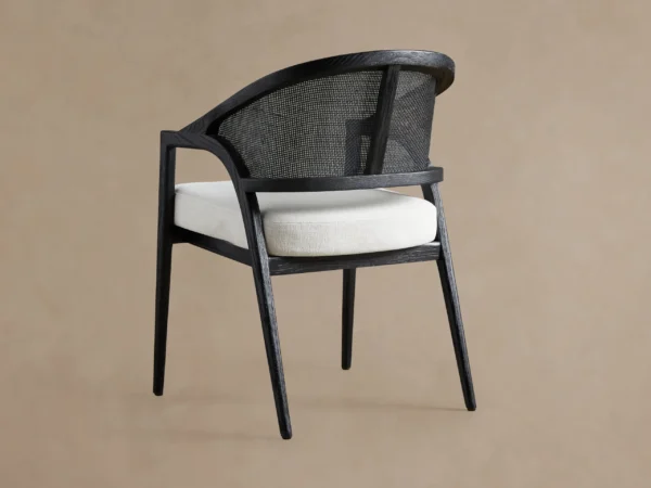 Teakwood Rattan Dining Chair – Flash