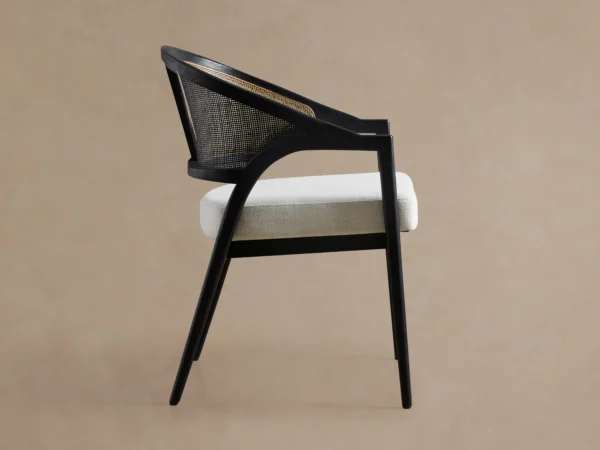 Teakwood Rattan Dining Chair - Flash - Image 6