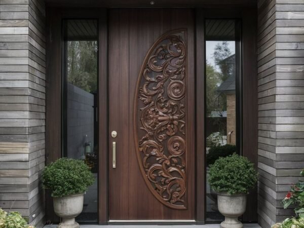 Teak Wood Door Carving – Casio
