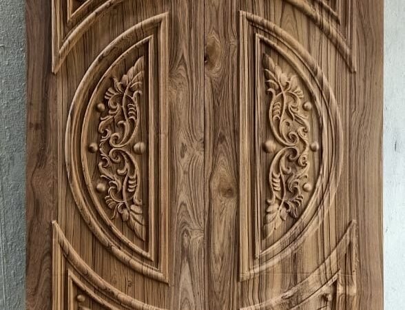 Teakwood Door Carving – Bolde