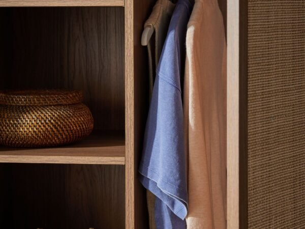 Rattan Teak Wardrobe – Mevish