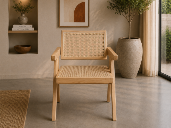 Teak Rattan Dining Chair – Casio