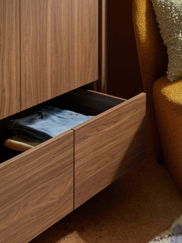 Solid Teakwood Wardrobe - Zenus - Image 2