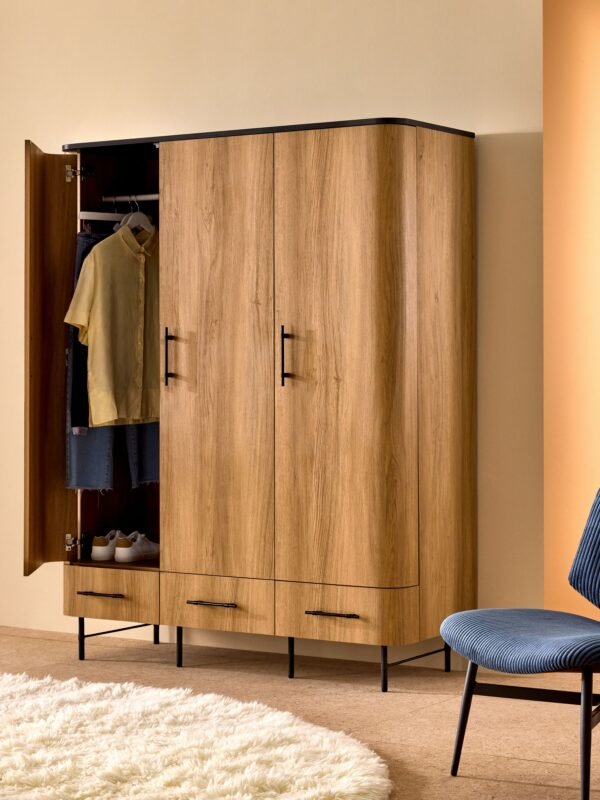 Teakwood Wardrobe - Besco - Image 2