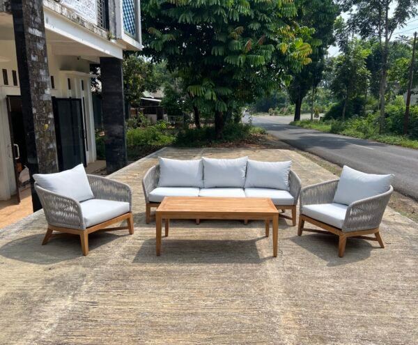 outdoor rope sofa set