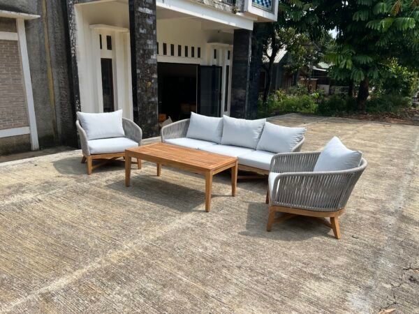 Outdoor Rope Sofa Set - Ovo - Image 3