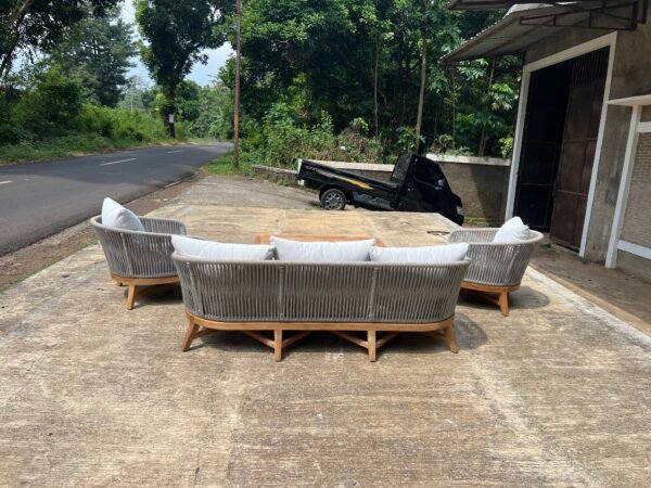 Outdoor Rope Sofa Set - Ovo - Image 4