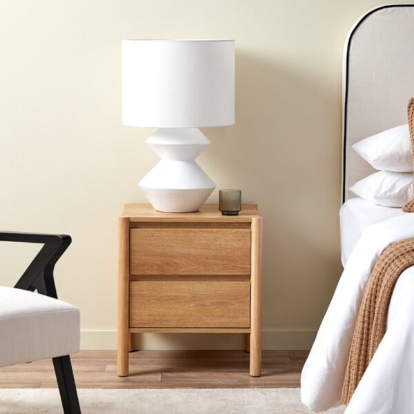 teakwood bedside table