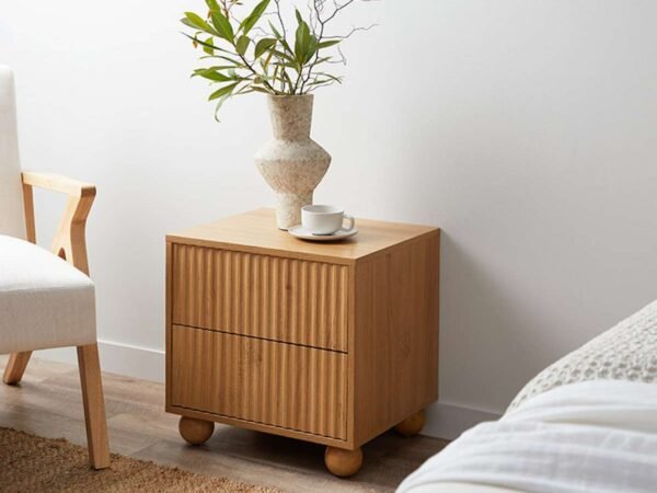 Teak Bedside Table – Deven