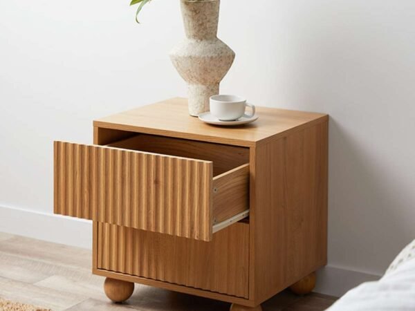 Teak Bedside Table – Deven
